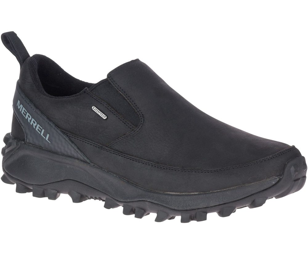 Merrell Slip Ons Męskie Czarne - Thermo Kiruna Moc Waterproof - 384176-AFW